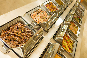 Image showing food buffet in restaurant