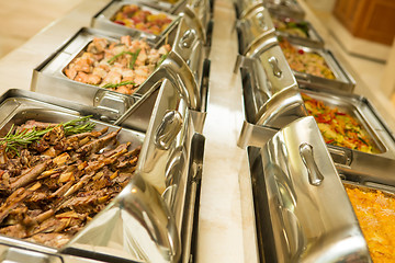 Image showing food buffet in restaurant