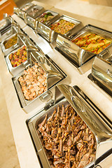 Image showing food buffet in restaurant