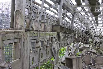 Image showing Abandoned  fur farm