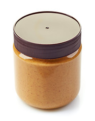 Image showing jar of peanut butter spread