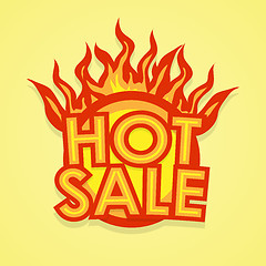 Image showing Hot sale badge