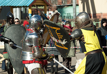 Image showing Medieval knight tournament