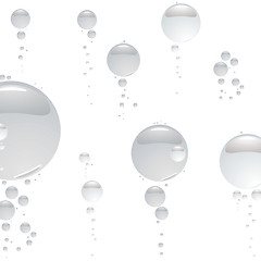 Image showing bubble clear silver