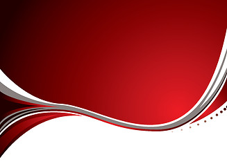 Image showing red smooth abstract