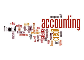 Image showing Accounting word cloud	