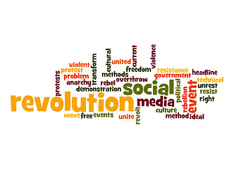 Image showing Revolution word cloud