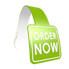 Image showing Order now hang label