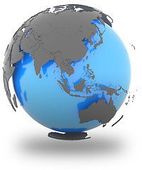 Image showing Eastern Hemisphere on Earth