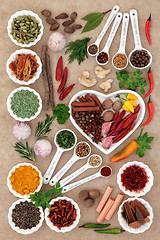 Image showing Spice and Herb Abstract