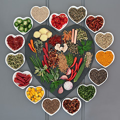 Image showing I Love Herbs and Spices