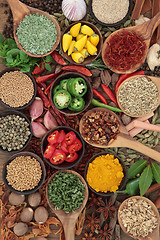 Image showing Herb and Spice Ingredients