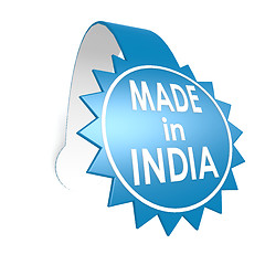 Image showing Made in India star label