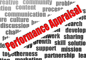 Image showing Performance appraisal word cloud