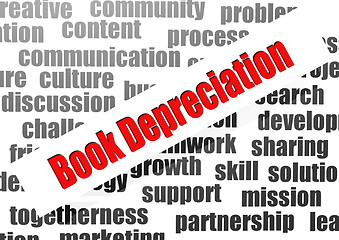 Image showing Book depreciation word cloud