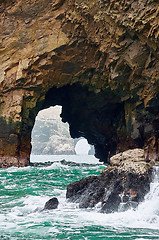 Image showing Islas Ballestas rocky formation