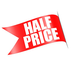 Image showing Half price red label