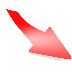 Image showing Red arrow