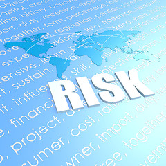 Image showing Risk world map