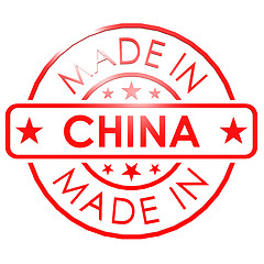 Image showing Made in China stamp