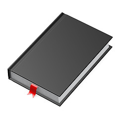 Image showing Isolated black book