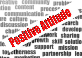 Image showing Positive Attitude