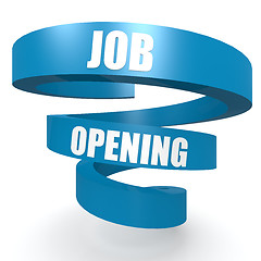 Image showing Job opening blue helix banner