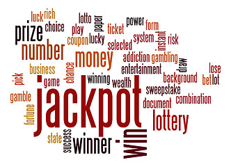 Image showing Jackpot word cloud