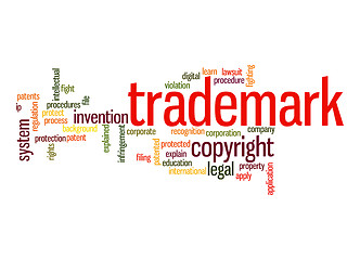 Image showing Trademark word cloud