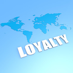 Image showing Loyalty world map