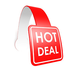 Image showing Hot deal hang label