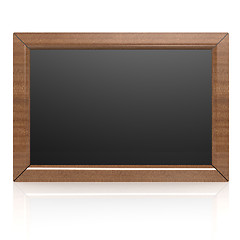 Image showing Blank blackboard