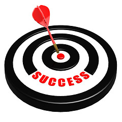 Image showing Success dart board