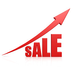 Image showing Sale arrow