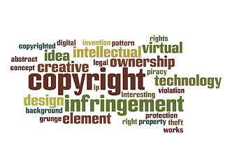 Image showing Copyright word cloud