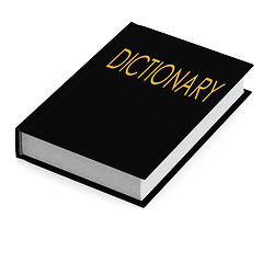 Image showing Black dictionary