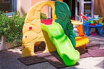 Image showing Playground for children in the resort.