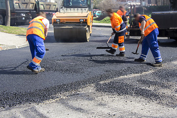 Image showing Asphalting and Repair of roads