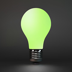 Image showing Lightbulb idea symbol. 3d vector illustration. 