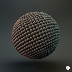 Image showing Sphere. 3d vector template. Abstract illustration.
