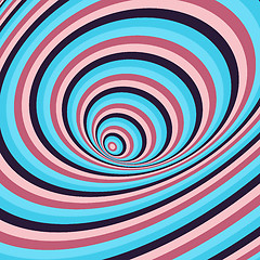 Image showing Abstract swirl background. Pattern with optical illusion.