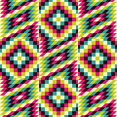 Image showing Seamless pattern. Mosaic. 