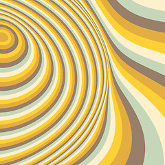 Image showing Abstract swirl background. Pattern with optical illusion. 