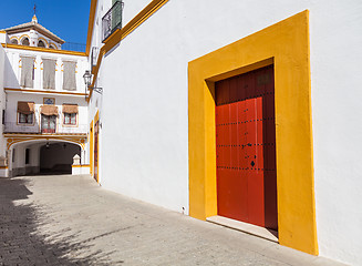 Image showing Bullring area in Seville