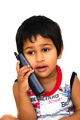 Image showing Talking on Phone