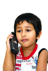 Image showing Talking on Phone