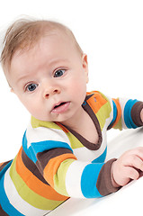 Image showing Portrait of cute baby boy