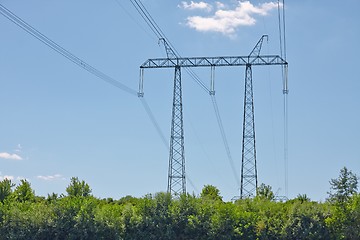 Image showing Electric lines