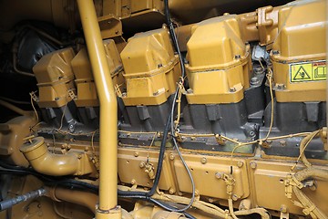 Image showing Big Diesel Engine