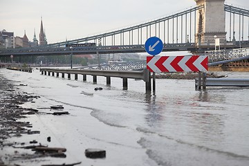 Image showing Flooded street